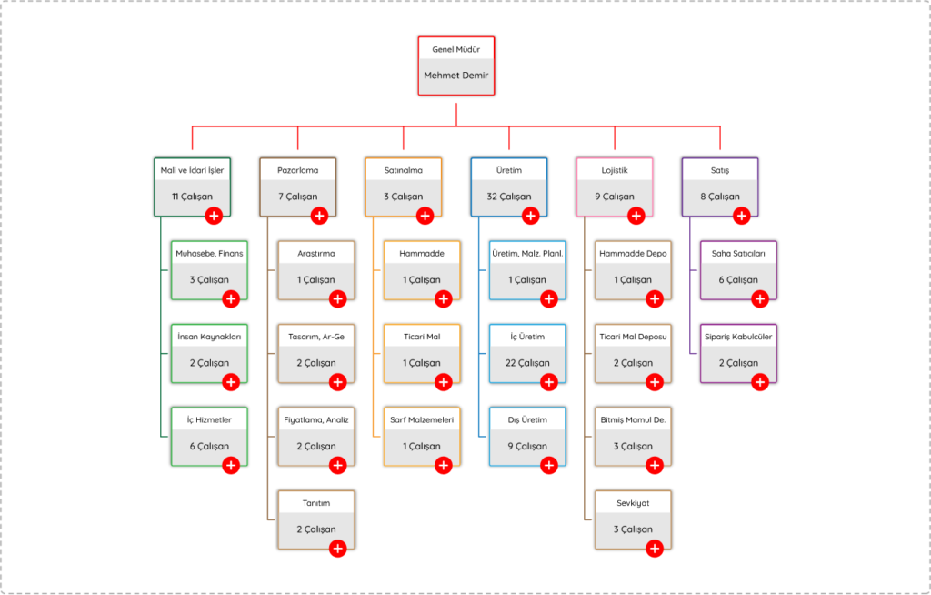 idenfit organizasyon şeması