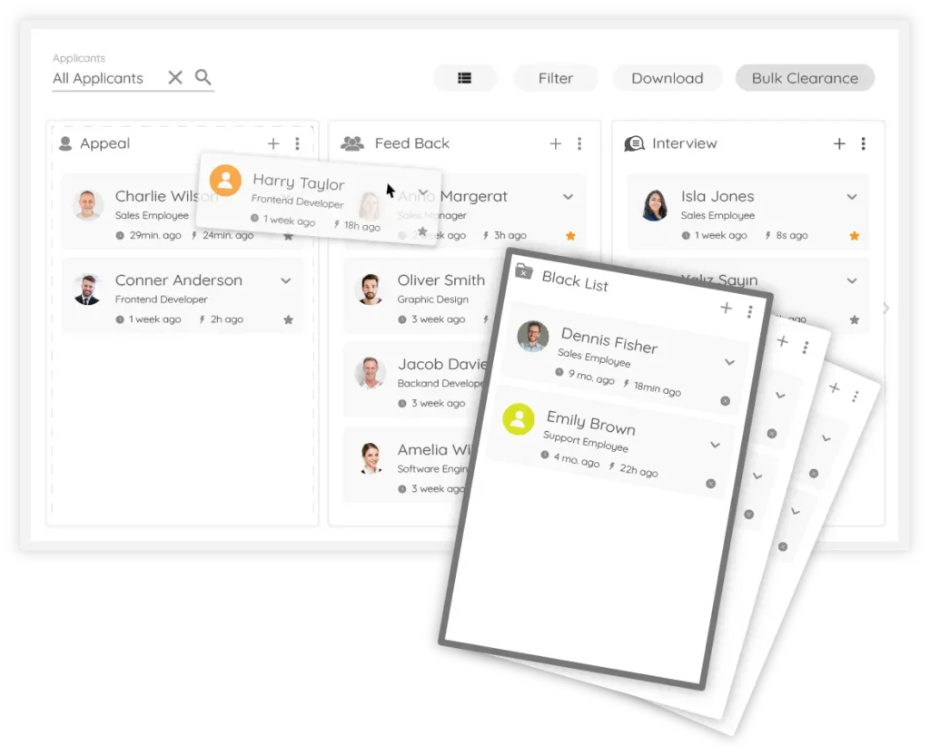 A hiring process you would like to manage